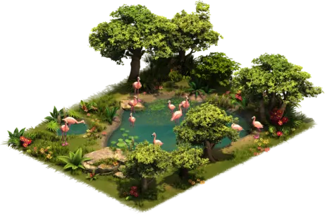 Flamingo-Habitat Stufe 11