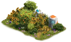 Feld der Recycling-Drohnen