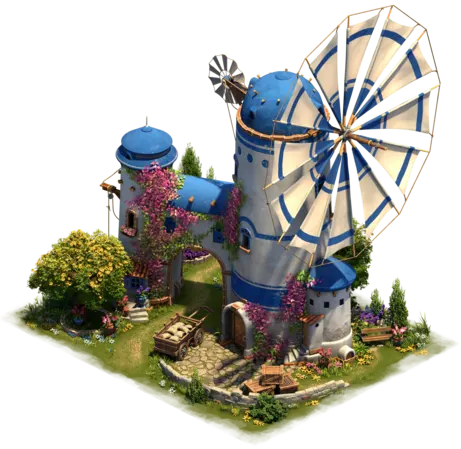 Azaleen-Windmühle