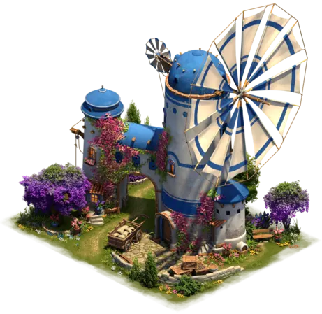 Bougainvillea-Windmühle