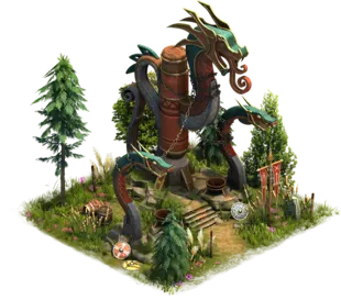 Erhabenes Dreki-Totem