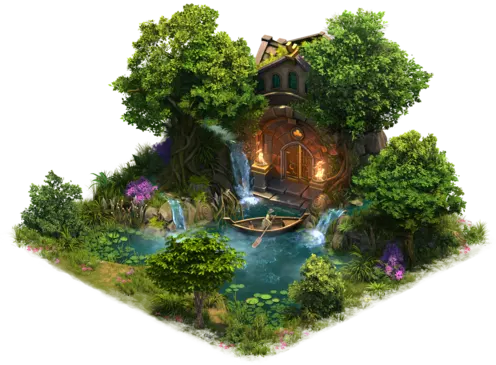 Sagenhafter Mondteich