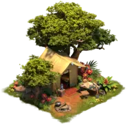 Erhabenes Savannen-Zeltlager