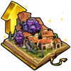 Goldenes Immergrünes Fiore-Dorf Kit